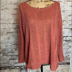 Two by Vince Camuto Long Sleeve Open Stitch Sz L